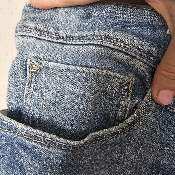Seven7 Jeans Size 24‎ Stars and Seven Back Pocket Straight Leg High Rise - Picture 7 of 17